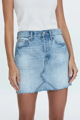 Kat Denim Skirt - Academia Wash
