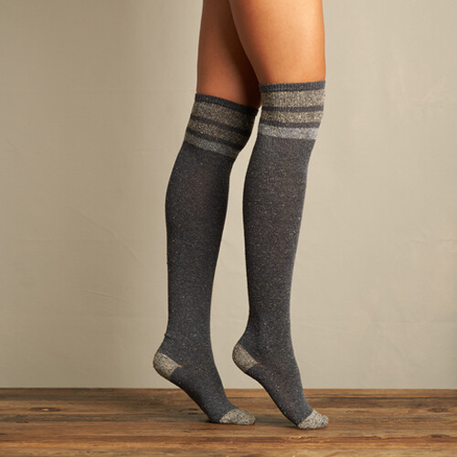 Rugby Tweed Over the Knee Sock