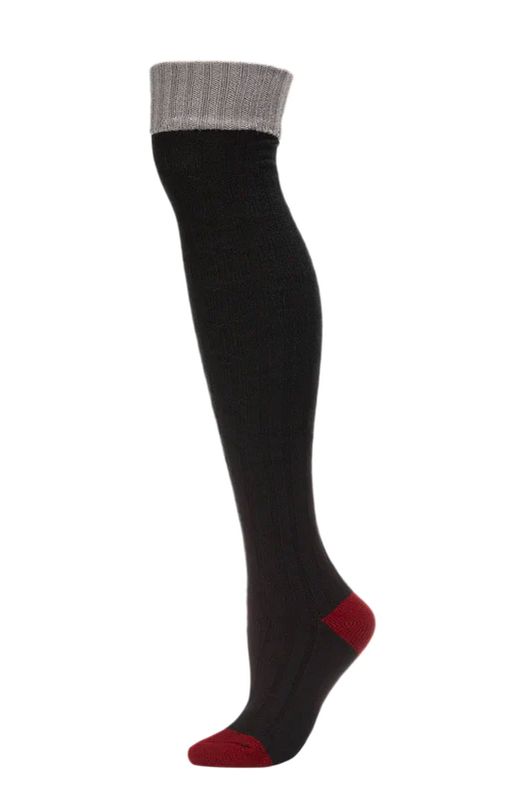 Mixed Color Over The Knee Socks