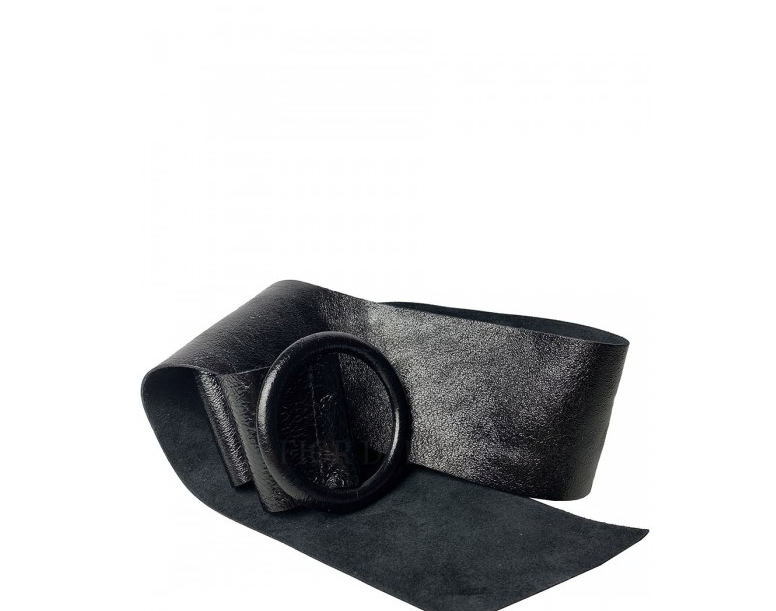 Irma Wide Leather Belt