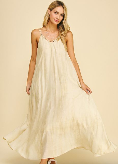 Textured Woven Maxi Dress