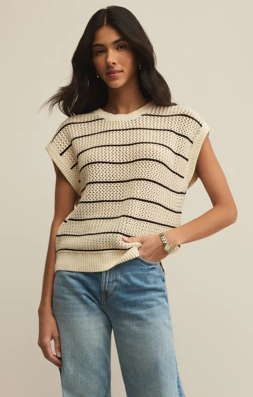 Ines Striped Sweater Tank