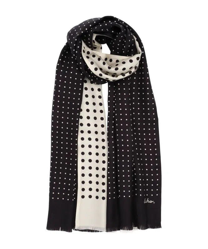 Tubular Dot Scarf