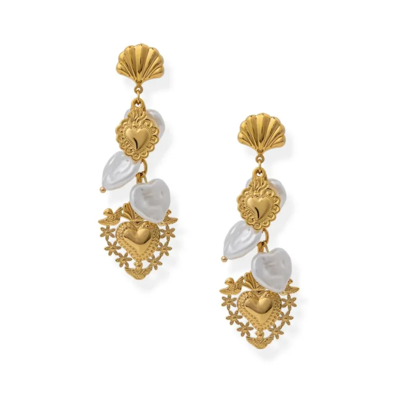 Tribute Heart Earrings