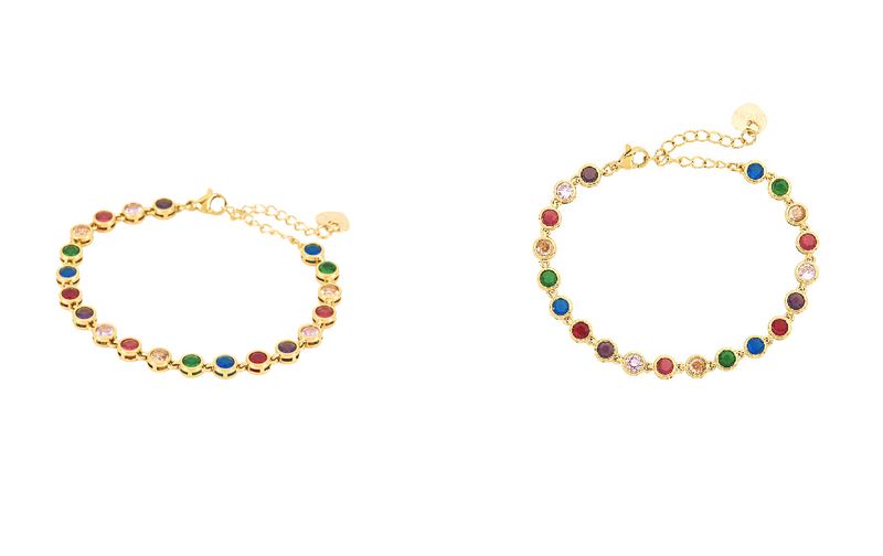 Celeste Colored Tennis Bracelet