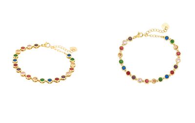 Celeste Colored Tennis Bracelet