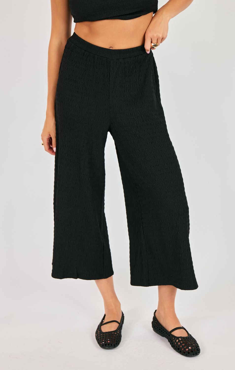 Howdy Honey Textured Pants