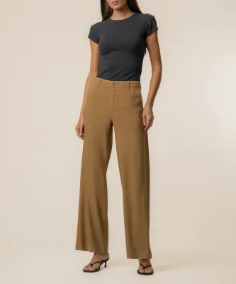 Meg High Rise Wide Straight Leg Trouser