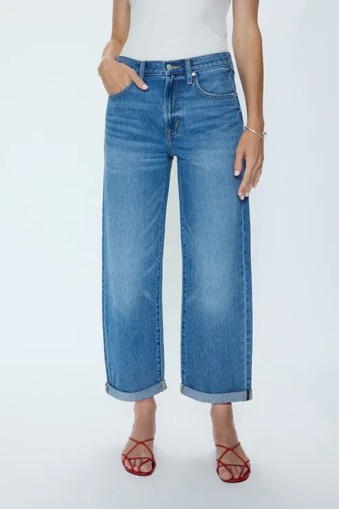 Donny Rolled Hem Boyfriend Jean - Heartfelt Wash
