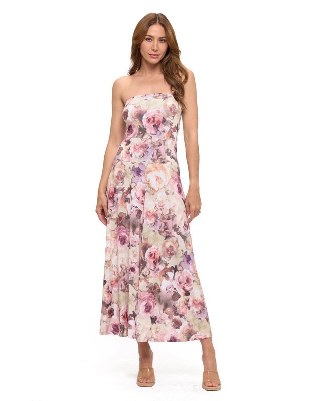 Tube Flare Maxi Dress
