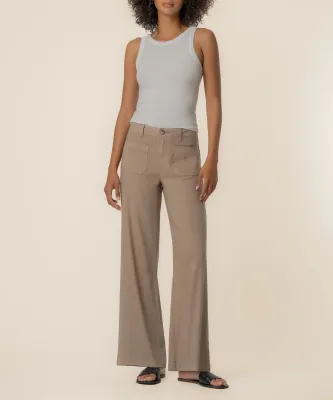 Meg HR Wide Leg Linen Pant