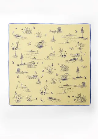 Lake Day Square Scarf