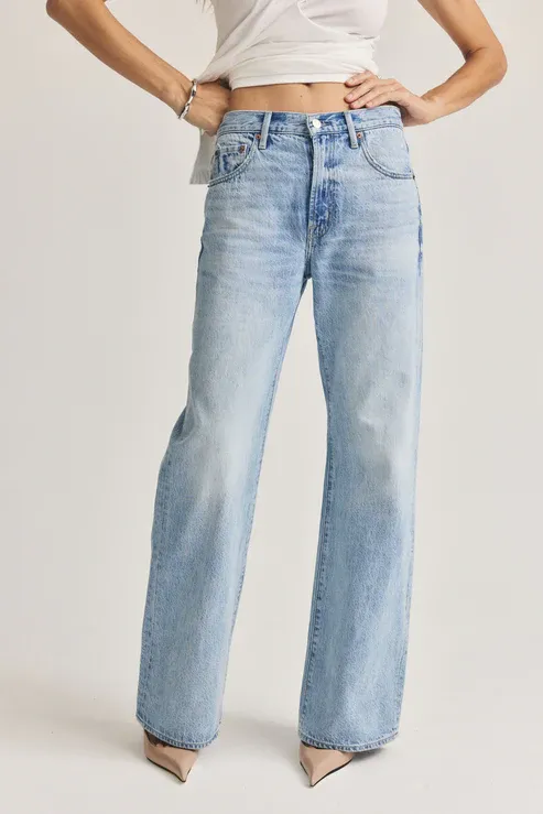 Larsen Relaxed Flare Jean - Mellow Wash