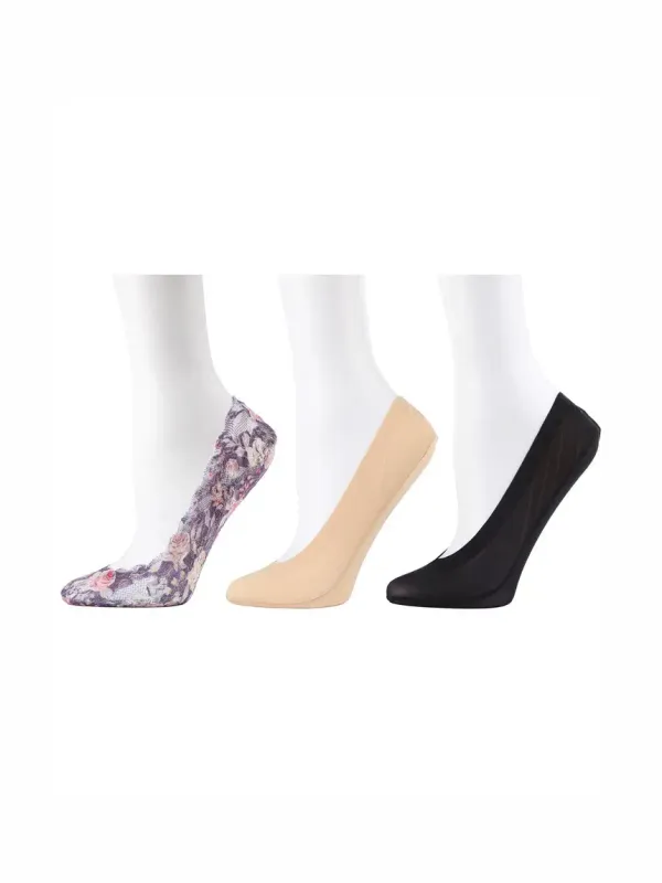 No-Show Lace Low Profile Socks