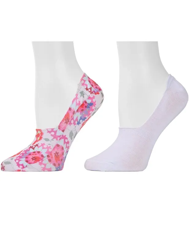 Ornate Floral Low Profile Socks