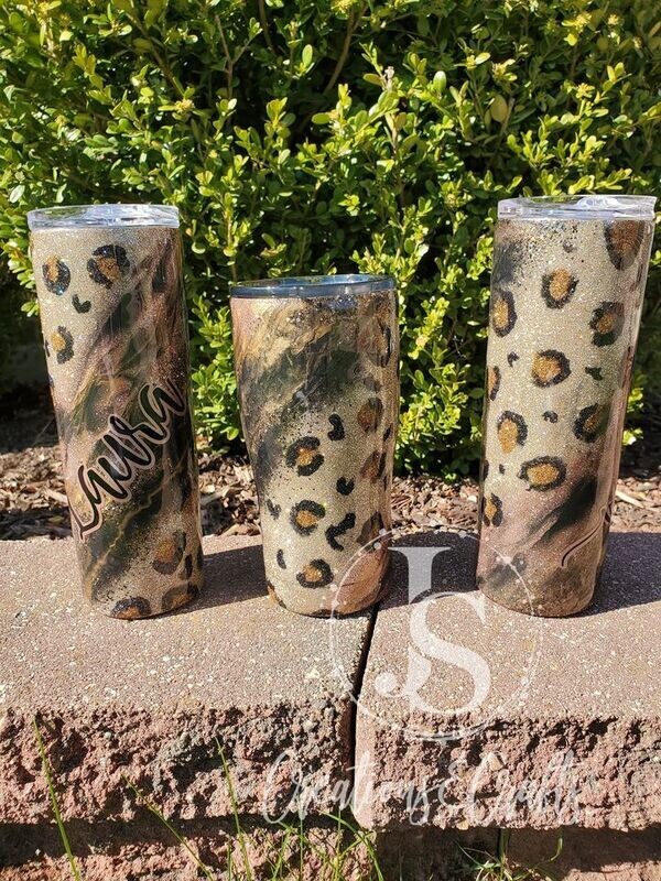 Leopard Swirl Tumbler