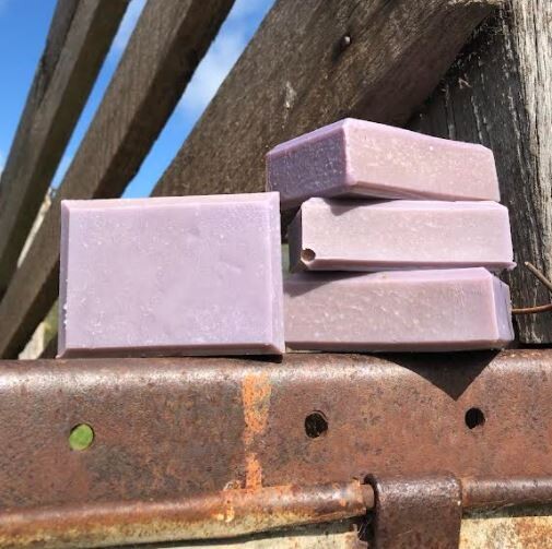 Lavender and Aloe Vera Goat Milk Soap - Naked