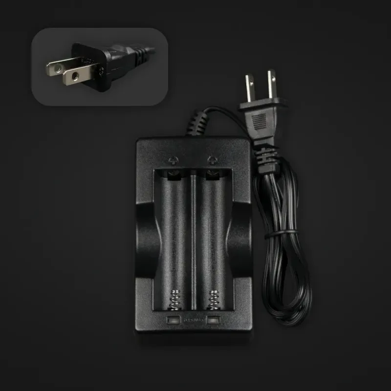 Cargador Dual para Pilas 18650