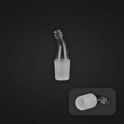 Conector de Vidrio tipo Codo - Rejilla de Vidrio