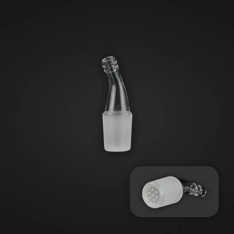 Conector de Vidrio tipo Codo - Rejilla de Vidrio