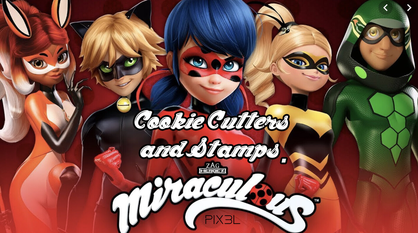 Miraculous Ladybug Cookie Cutters & Stamps