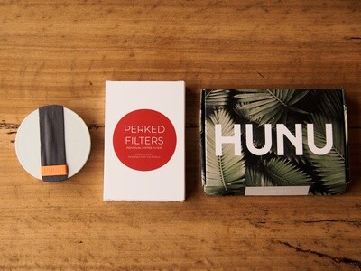 Hunu Collapsible Cup & Perked Filters Gift Pack