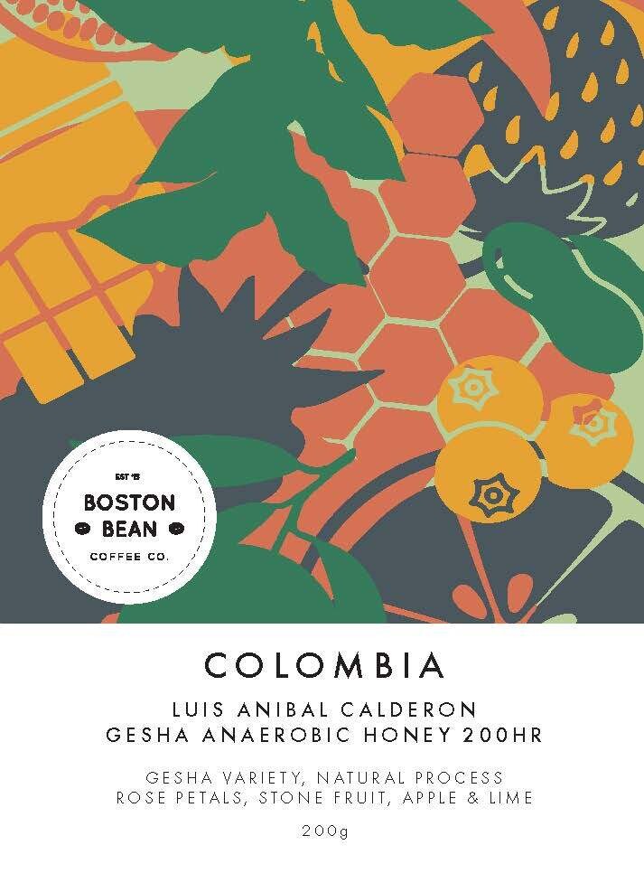 Colombia - Luis Anibal Calderon - Gesha Anaerobic Honey - EXOTIC - SINGLE ORIGIN
