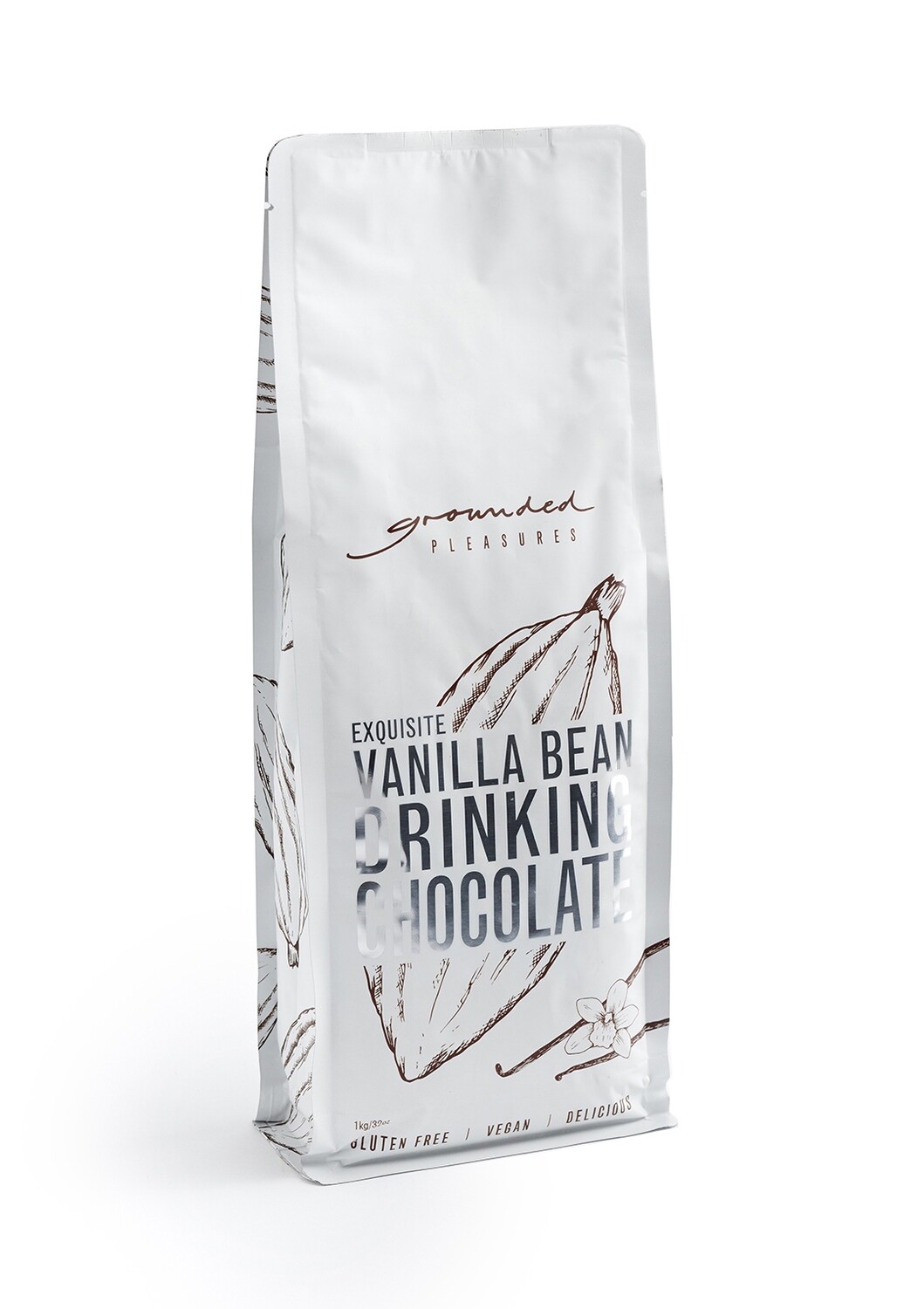 Grounded Pleasures - Vanilla Bean Drinking Chocolate
