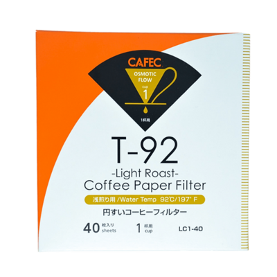 Cafec - 1 Cup Light Roast Filter Paper