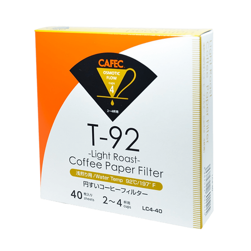 Cafec - 2 Cup Light Roast Filter Paper, Pack size: 40 Pack