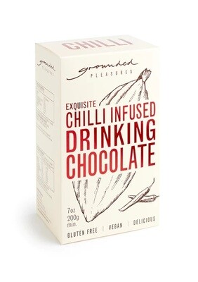 Grounded Pleasures - ​Chilli Infused Drinking Chocolate - 200g