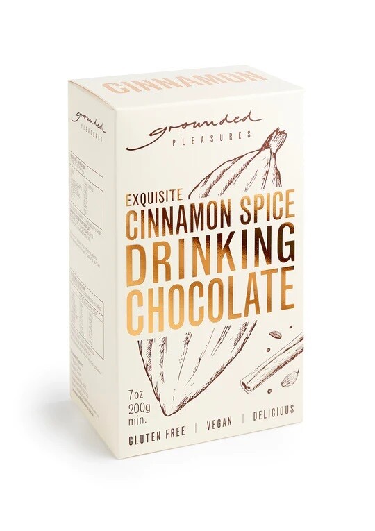 Grounded Pleasures - Cinnamon Spice Drinking Chocolate - 200g