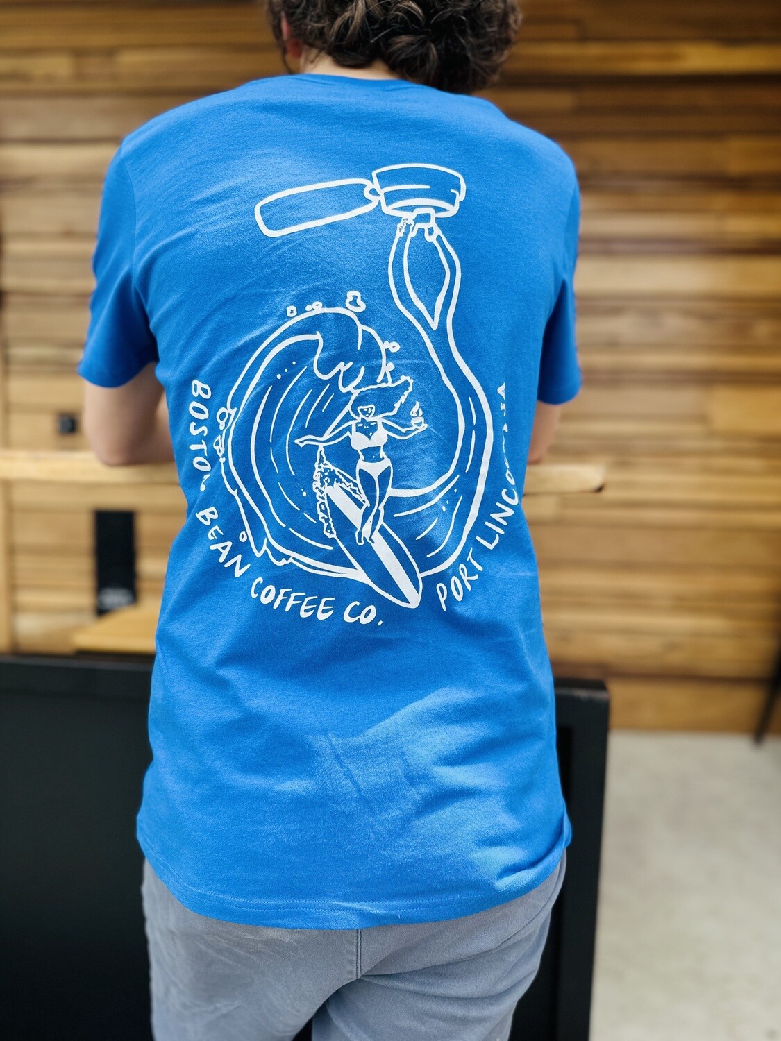 Boston Bean Leaves and Surf Tee