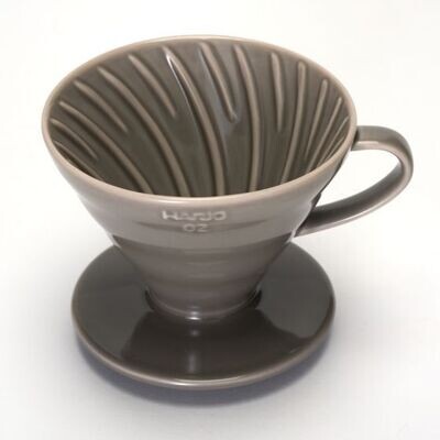 HarioV60 Ceramic Dripper 02 Cup – Grey