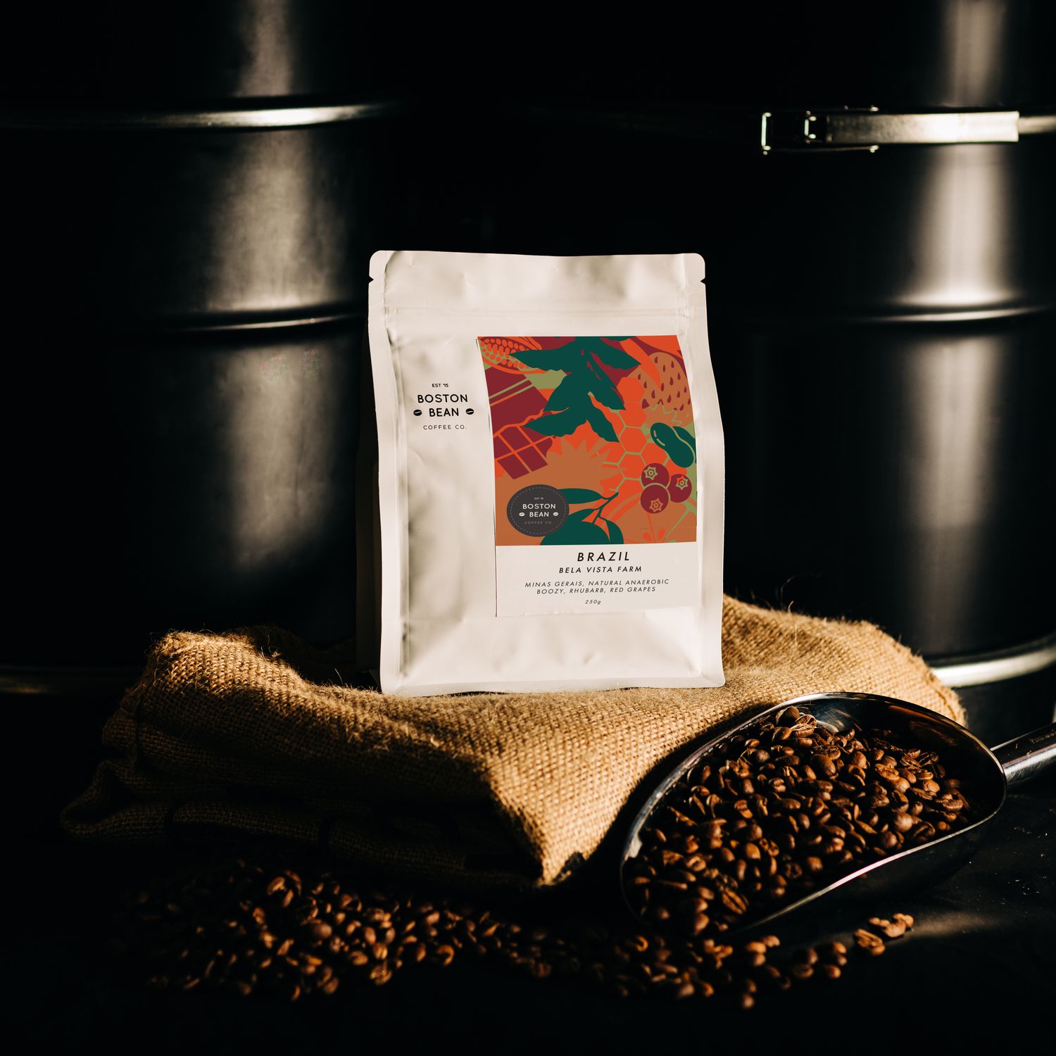 Brazil - Bela Vista Farm  - Natural Anaerobic - SINGLE ORIGIN Brazil - Bela Vista Farm  - Natural Anaerobic - SINGLE ORIGIN, Size: 250g