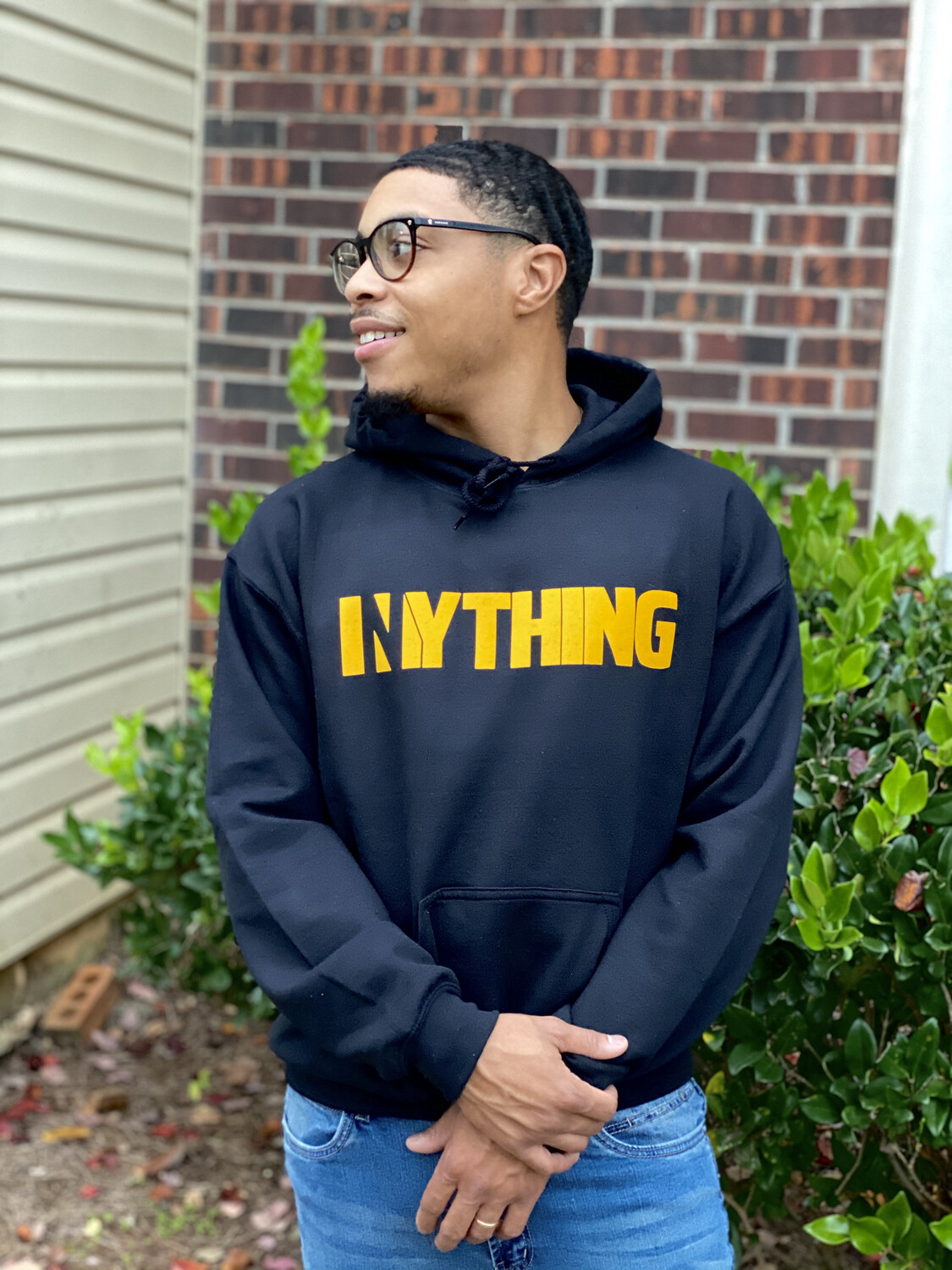 Black #Inything Hoodie