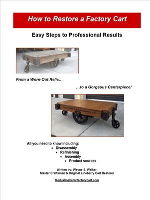 Factory Cart Restoration Manual Paperback &amp; PDF