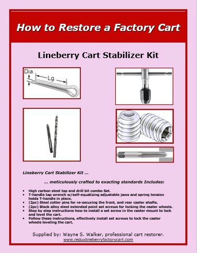 Lineberry Factory Cart Stabilizer Kit Lineberry Factory Cart Stabilizer Kit