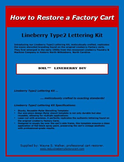 Lineberry Type-2 Lettering Kit