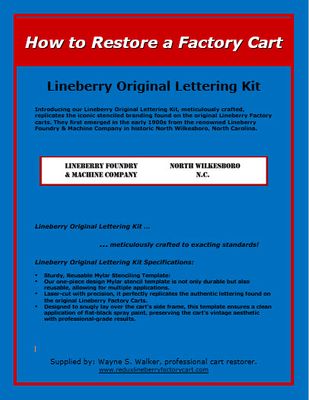 Lineberry Type-Original Lettering Kit