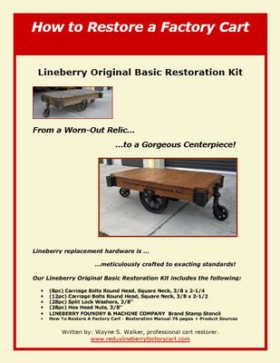 Lineberry Original Basic Cart Restoration Kit Lineberry Original Basic Cart Restoration Kit
