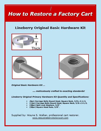 Lineberry Original Basic Hardware Kit Lineberry Original Basic Hardware Kit