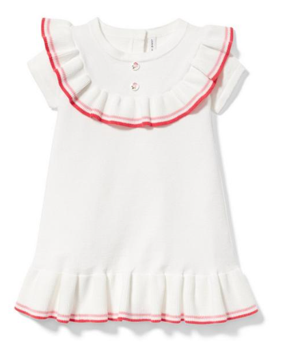 Janie And Jack Ruffle Sweater Dress - 12 - 18 months