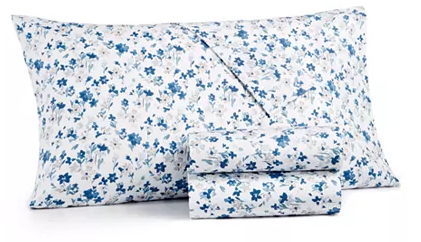 Martha Stewart 3-Pc. Twin Sheet Set, 400 Thread Count Percale