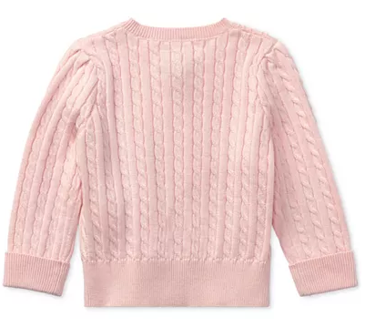 Polo Ralph Lauren Baby Girls Cable Cardigan - 6  months