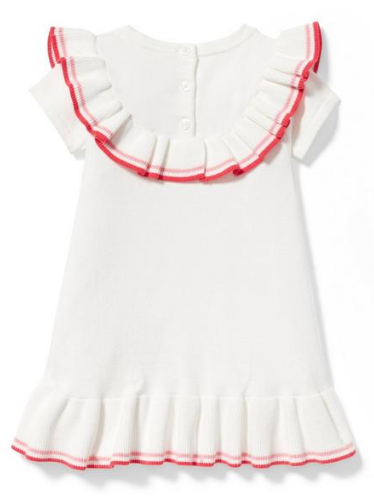 Janie And Jack Ruffle Sweater Dress - 12 - 18 months