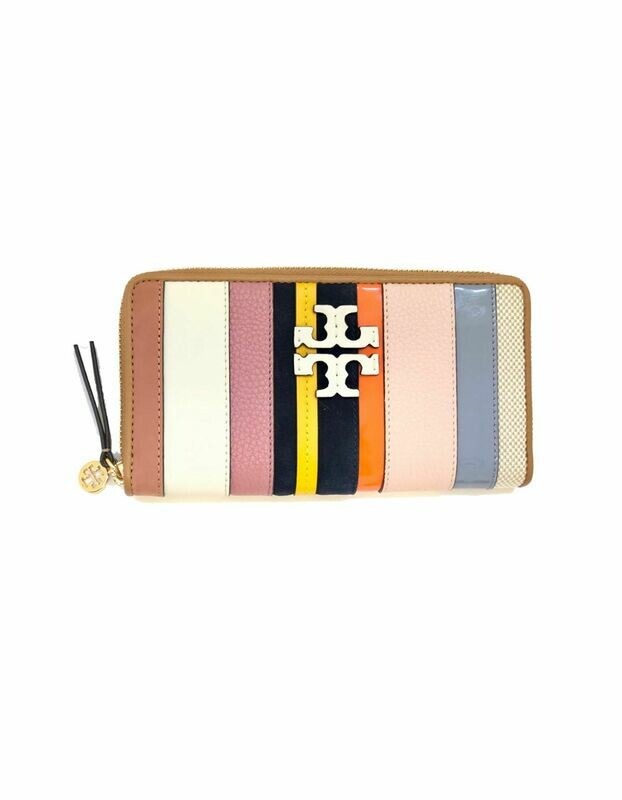 Tory Burch Multi Color Zip Continental