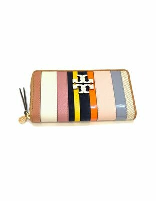 Tory Burch Multi Color Zip Continental
