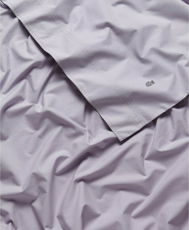Lacoste Home, Lacoste Washed Percale Solid Sheet Set