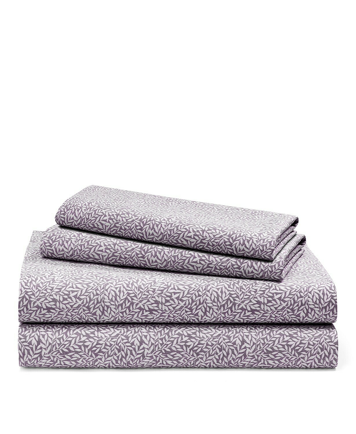 Lauren Ralph Lauren, Spencer Leaf Sheeting Set - Deep Lavender